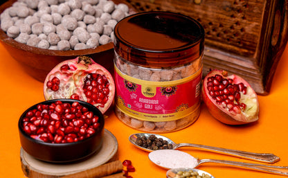 Vilaas Refreshments Anardana | 125g | 200g | 250g | 600g | Tangy Pomegranate Digestive Candy