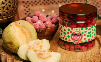 Vilaas Refreshments Guava Shots | 125g | 200g | 250g | 600g | Tangy & Fruity Guava Candy