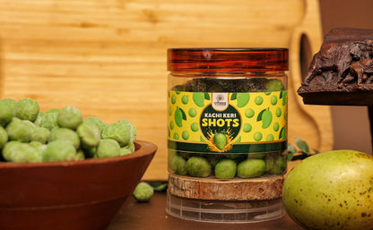 Vilaas Refreshments Kacchi Keri Shots | 125g | 200g | 250g | 600g | Tangy Raw Mango Candy