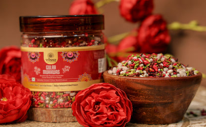 Vilaas Refreshments Gulab Mukhwas 125g | 200g | 250g | 600g | Sweet & Refreshing Mouth Freshener