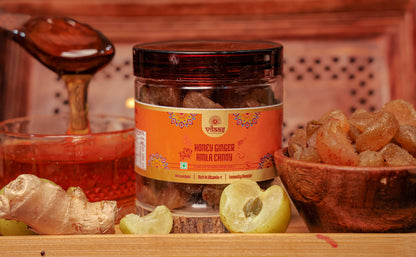 Vilaas Refreshments Honey Ginger Amla | 125g | 200g | 250g | 600g | Healthy Indian Gooseberry Snack