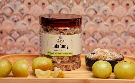 Vilaas Refreshments Amla Candy | 125g | 200g | 250g | 600g | Premium Indian Gooseberry Candy