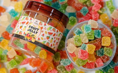 Vilaas Refreshments Fruit Jelly Candy | 125g | 200g | 250g | 600g | Soft, Chewy & Fruity Treat