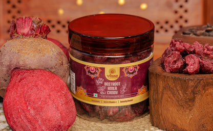 Vilaas Refreshments Beetroot Amla | 125g | 200g | 250g | 600g | Healthy Beetroot & Amla Candy