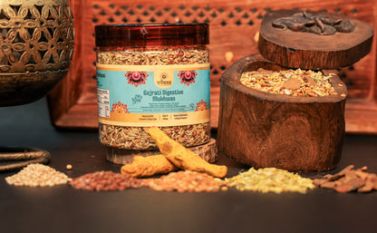 Vilaas Refreshments Gujarati Digestive Mix | 125g | 200g | 250g | 600g | Traditional Digestive Mukhwas