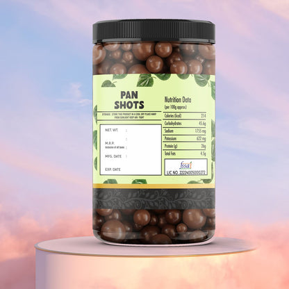 VILAAS Pan Shots Mukhwas Candy Balls 300gm | Refreshing Paan Flavour Laddu Candy | Traditional After-Meal Mouth Freshener | Sweet & Aromatic Paan Treat | Ready-to-Eat Snack