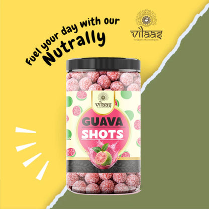 VILAAS Guava Shot Mukhwas Candy Balls 300gm | Sweet & Tangy Guava Flavour Mouth Freshener | Traditional After-Meal Treat | Flavoured Mukhwas Snack