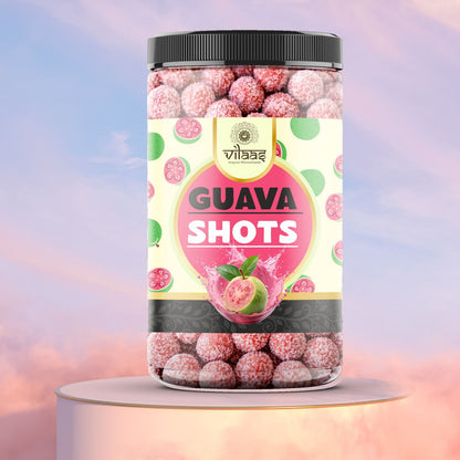 VILAAS Guava Shot Mukhwas Candy Balls 300gm | Sweet & Tangy Guava Flavour Mouth Freshener | Traditional After-Meal Treat | Flavoured Mukhwas Snack