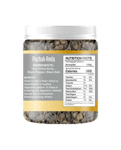 VILAAS Amla Pachak Candy 250gm | Dried Chatpata Amla Mukhwas for Digestion and Immunity | Salty Dry Awala Supari, Source of Fibre and Vitamin C, Salted Gooseberries Churan